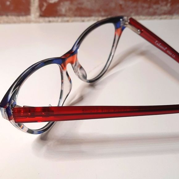 NEW Burgundy Cat Eye Eyeglass Frame Prescription-ready, sassy glasses 53-16-140 - Picture 4 of 6